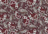 draw custom paisley pattern design for bandana or shorts