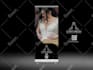 create appealing signage retractable banner, roll up design