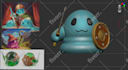 model 3d character in blender or zbrush for 3d printing