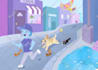 draw whimsical children book illustration