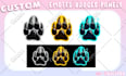 create custom twitch sub badges, bit badges or emotes