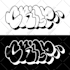 make shirt design throwup graffiti style