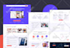 design conversion focused landing page website UI UX in figma