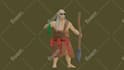 3d modeling character with pbr rendering