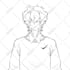 draw a design sketch and basic color for your vtuber live2d
