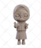 create 3d cute characters, animals, cartoon modeling for mascot or 3d print
