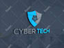 do modern technology, cyber, security, tech, cloud logo design