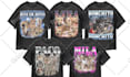 do vintage 90s any custom bootleg rap t shirt design