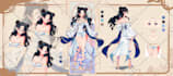 draw anime character sheet for you