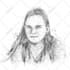 create cool scribble portrait art vector from portrait photo