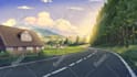 create anime, landscape and visual novel background painting