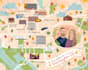 create detailed map illustration