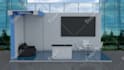 design your 3d trade booth, virtual booth, 3d display units