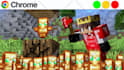 design a professional minecraft thumbnail for youtube