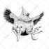 draw dark art animal illustration