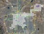 create real estate aerial maps with specific logo labels