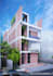 design modern apartment plan, residential building,rendering