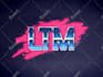 make an 80s style retro text logo