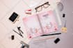 notebook, journal, planner cover and interiors design