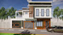 design and render exterior of architecture design