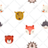 create amazing custom seamless pattern design animals, boho, floral, seasonal