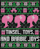 create ugly christmas sweater and tshirt design in 5 hours