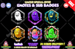 create custom twitch sub badges, twitch sub emotes, bit badges