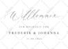 design calligraphy couple name for wedding welcome sign