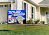 design creative vinyl banner, billboard, signage, yard sign