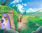 do children story book illustration, children story book illustration