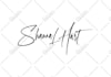 design handwritten, signature, scripted, cursive logo