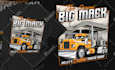 draw truck logo and illustration for tshirt