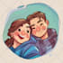 cartoonize your couple portrait