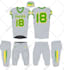 designs manufacturing bags cap arm football uniforms
