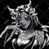 draw custom black and white anime icon or profile picture