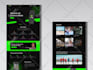 create an animated website with 3d elements