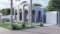 design a 3d exterior modelling and rendering of your building
