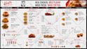 design amazing editable food restaurant menu