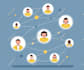 create vector illustration for app, website, social media