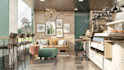 do design and 3d rendering for your cafe and coffee shop