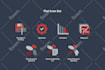 design unique, vector, custom, flat icon within 24 hours