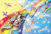 illustrate a whimsical childrens book
