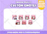 create custom chibi cute emotes for twitch, youtube, discord