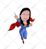 create your superman superwoman cartoon