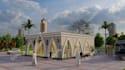 design mosque planning and 3d