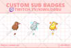draw custom emotes or badges for your twitch or discord