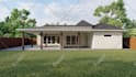 visualize apartment buildings, exterior 3d rendering