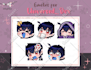 create cute twitch emotes in bulk for you