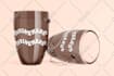 create custom typography coffee mug design
