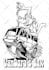 do rat fink hot rod cartoon style for tshirt design